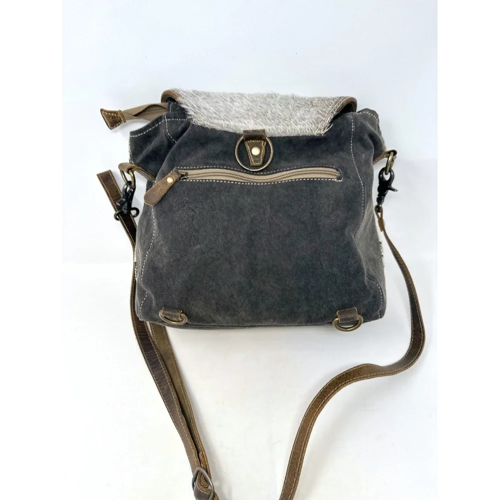 Myra Back‎ Upcycled Mixed Material Backpack